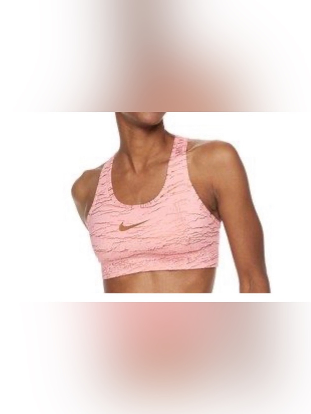 Nike Victory Rose Gold Sports Bra sz small